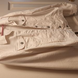 Jean jacket, size xl, runs small